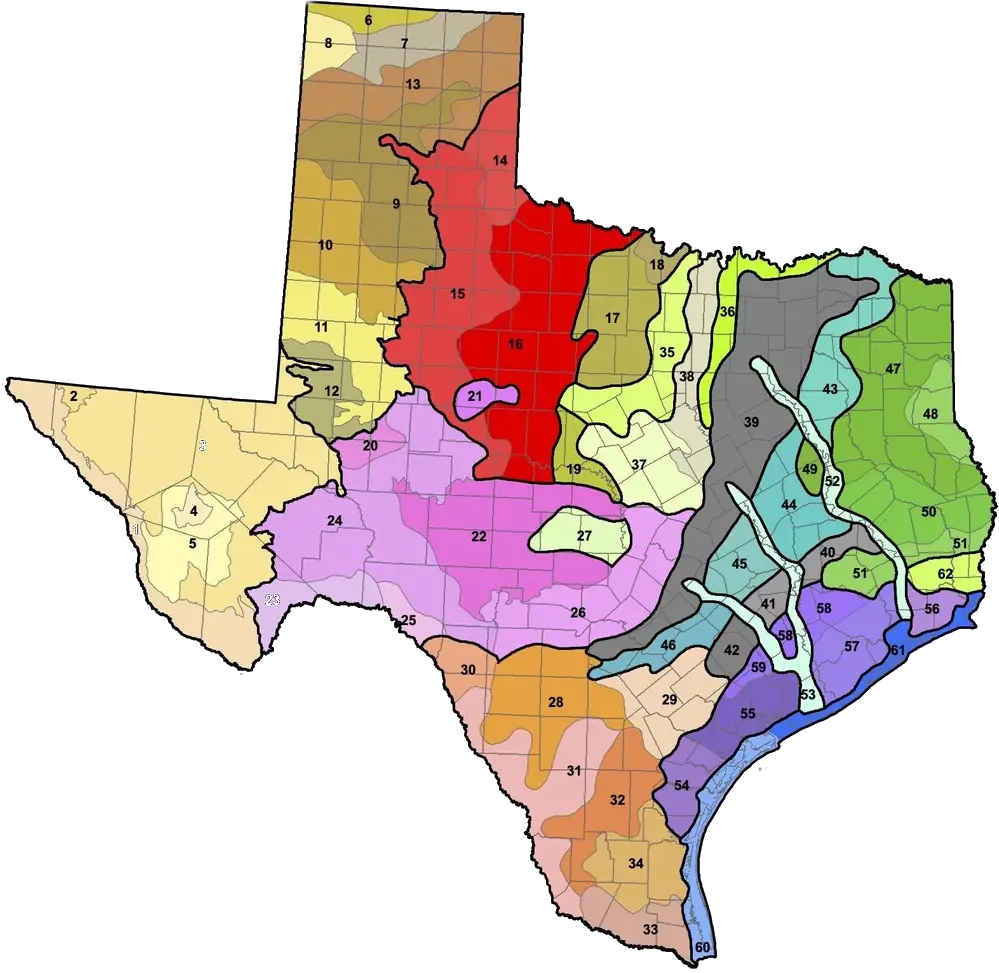 Texas Soil Map