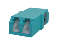 Rufe LC Duplex Fiber Optic Adapter, Aqua - Duban Gaba