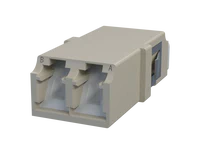 Rufe LC Duplex Fiber Optic Adapter, Beige - Duban Gaba