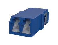 Rufe LC Duplex Fiber Optic Adapter, Blue - Duban Gaba