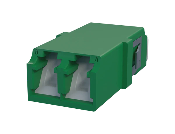Rufe LC Duplex Fiber Optic Adapter, Green - Duban Gaba