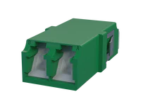 Rufe LC Duplex Fiber Optic Adapter, Green - Duban Gaba