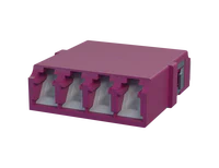 Rufe LC Quadplex Fiber Optic Adapter, Erika Violet - Duban Gaba