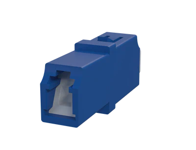 Rufe LC Simplex Fiber Optic Adapter, Blue - Duban Gaba