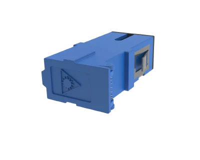 Adaptateur fibre optique SC - Bleu