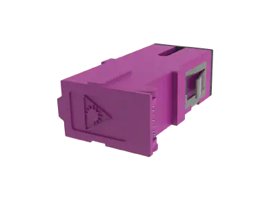 SC Fiber Optic Adapter - Erika Violet