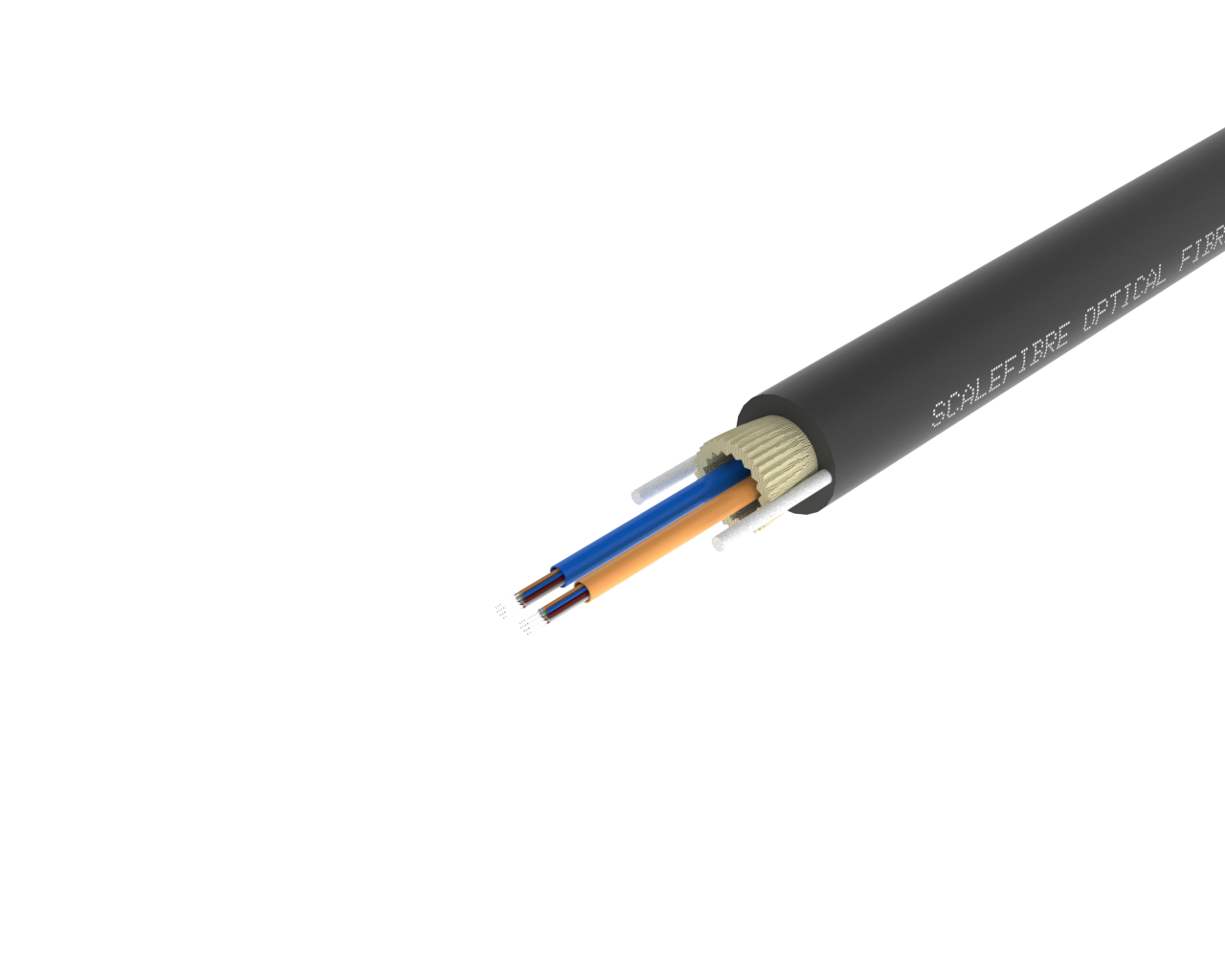 Loose Tube Micro Cable Nje ya Fiber Cable - 24, 48, 72 na 96 Fibers