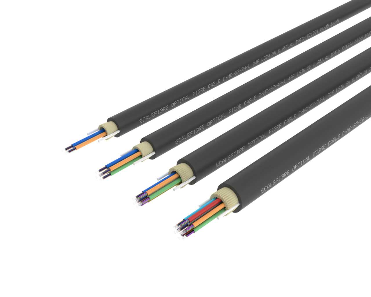 Loose Tube Micro Cable Nje ya Fiber Cable - 24, 48, 72 na 96 Fibers