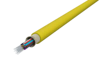 TightBEND™ 24 Vesel Binne-/Buite Styfgelaagde Kabel, Enkelmodus, Geel