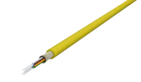TightBEND™ 6 Vesel Binne-/Buite Styfgelaagde Kabel, Enkelmodus, Geel