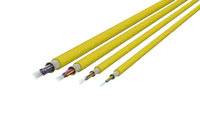 TightBEND™ 4–24 Vesel Binne-/Buite Styfgelaagde Kabel, Enkelmodus, Geel