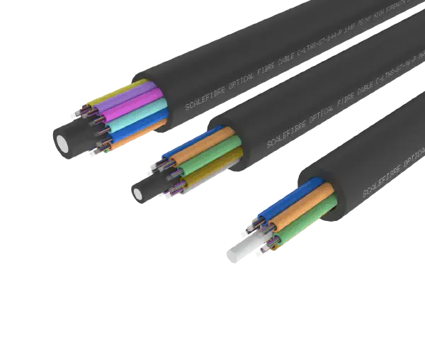 
Kebul na Fiber na Waje Mai Ƙarfin Gaske Mai Tube – Jaket na PE, Fiber 72, 96 da 144