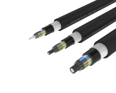 


Non-Metallic Armoured Loose Tube Outdoor Fibre Cable – PE/PA/PE Jacket,

72, 96 and 144 Fibre