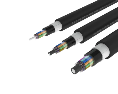 
Non-Metallic Armoured Loose Tube Outdoor Fibre Cable – PE/PA/PE Jacket,
72, 96 and 144 Fibre