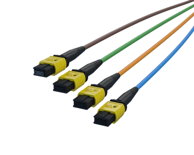 FlexSHUFFLE™ Stroomop-MPO-8-takke, Kleurgekodeer Blou, Oranje, Groen en Bruin