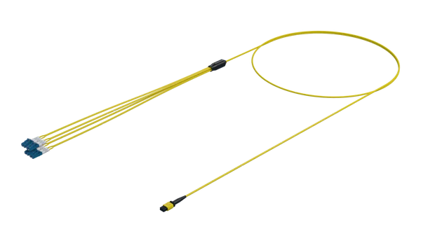 MPO Fiber 8 zuwa LC Fanout, Yanayi Ɗaya (G.657.A1)