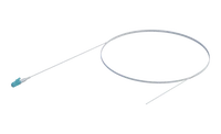 Pigtail de fibra óptica OM4 com buffer de 900 µm, LC/UPC, Aqua