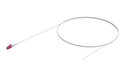 Pigtail de fibra óptica OM4 com buffer de 900 µm, LC/UPC, Erika Violet