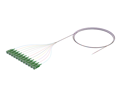 Buigsame Lint Optiese Pigtail, 12 Vesel, SC/APC