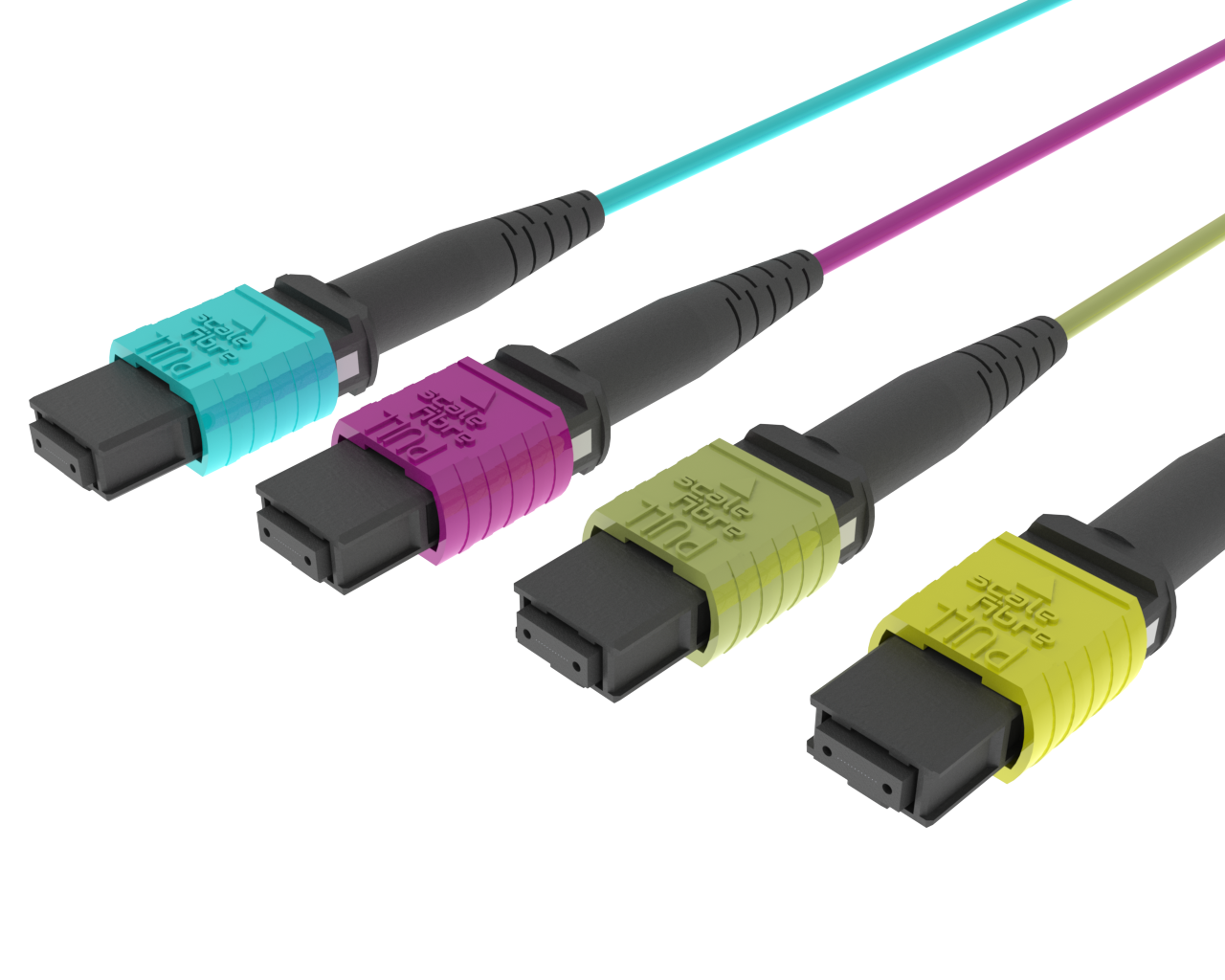 MPO to Bare Fibre Pigtail, 12 Fibre, 3mm Jacket
