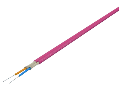 Cable Construction - 2mm Figure-8 Cord Duplex, OM4, Erika Violet