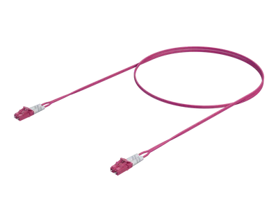 OM4 Dupleks Patchkabel - LC/UPC na LC/UPC, Erika Violet