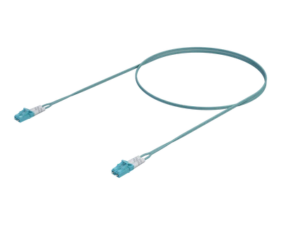 OM4 Dupleks Patchkabel - LC/UPC na LC/UPC, Aqua