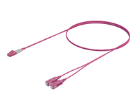 OM4 Dupleks Patchkabel - SC-LC, Erika Violet