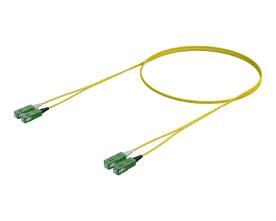 Enkelmodus Dupleks Patchkabel - SC/APC na SC/APC