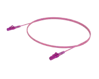 OM4 Simplex Patch Cord - LC/UPC to LC/UPC, Erika Violet