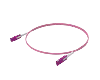 OM4 Single Cord Duplex Patch Cord - SN®/UPC zuwa SN®/UPC, Erika Violet