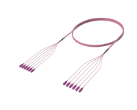 SC/UPC-SC/UPC Mkutano wa Kebo ya Nyuzi Uliokatishwa Awali, OM4, Erika Violet