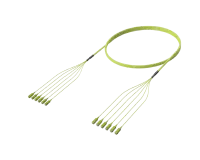 SC/UPC-SC/UPC Mkutano wa Kebo ya Nyuzi Iliyosimamishwa Awali, OM5, Lime Green