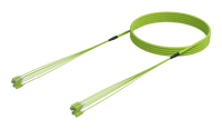 Haɗaɗɗen Kebul na Fiber SC/UPC-SC/UPC da Aka Riga Aka Sanya wa Mahaɗi, OM5, Kore Mai Haske (Lime Green)