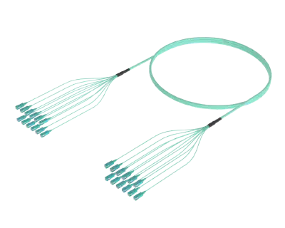 SC/UPC-SC/UPC Kusanyiko la Kebo ya Nyuzi Iliyosimamishwa Awali, OM4, Fiber 12