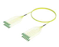 SC/APC-SC/APC Ukusanyaji wa Kebo ya Nyuzi Iliyosimamishwa Awali, Njia Moja G.657.A1, Fiber 12